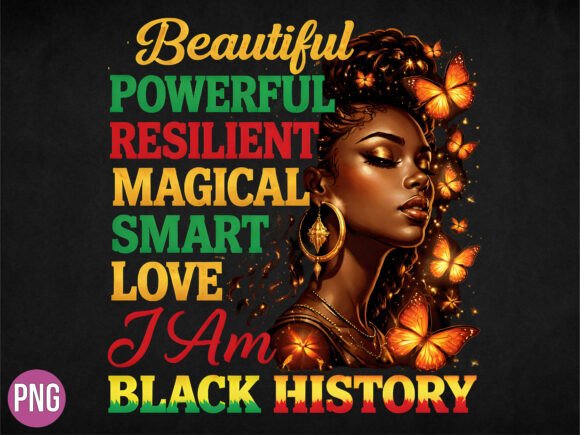 Celebrate Heritage with Beautiful Resilient Black History PNG