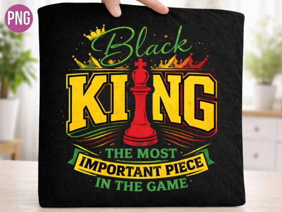 Elevating Designs with the Black History King Chess Piece PNG