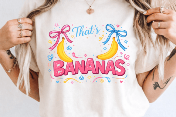 Elevating Digital Merchandise with the That’s Bananas Coquette Summer Fruit PNG