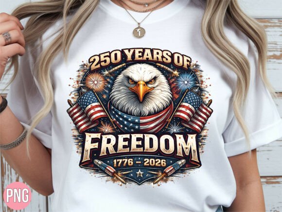 Evaluating the 250 Years of Freedom Patriotic USA PNG for Professional Design Work
