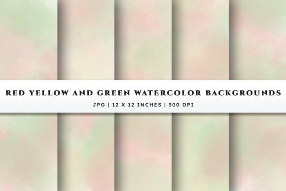 Soft Pastel Watercolor Backgrounds