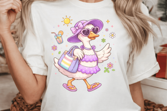 Summer Goose Sublimation PNG: Creative Guide