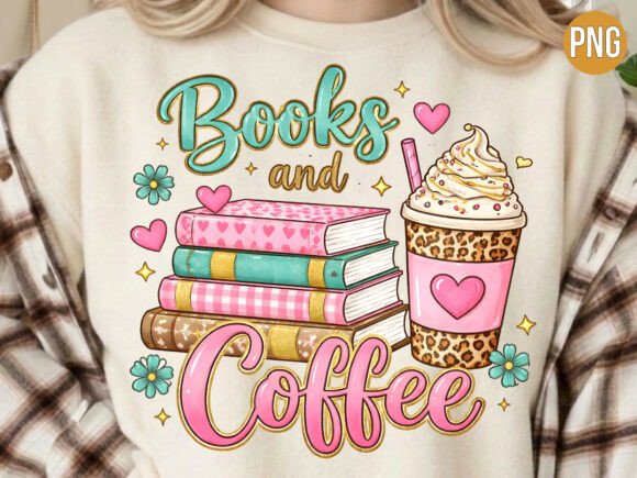 Unleashing Creativity with the Books and Coffee Leopard Heart Shirt PNG